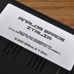 Analog Space Italia AS-8500.1D-FR Class D Full Range Amplifier - Image 6
