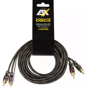 ESX DSC3 RCA Patch Cord, 3 Meters - Image 1