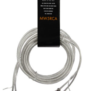 MUSWAY MW5RCA RCA Stereo Patch Cord Made From Full Copper (99,9% OFC) 5 Meters - Image 1