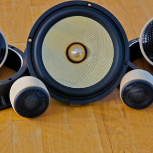 PULSE KT165.3SQ 3-way Sound Quality ACTIVE kit Included wood pod’s and full aluminum speaker rings - Image 11