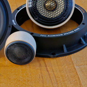 PULSE KT165.3SQ 3-way Sound Quality ACTIVE kit Included wood pod’s and full aluminum speaker rings - Image 14